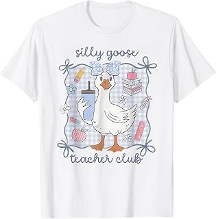 Silly Goose Teacher Club Back School Unisex T-shirt, Sweatshirt, Hoodie (1)
