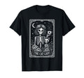 Cat Lady Tarot Card Skeleton Kitten Coffee Spooky Season (1)