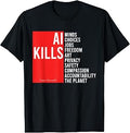 Ai Kills Planet Jobs Anti Artificial Intelligence Unisex T-shirt, Sweatshirt, Hoodie (1)