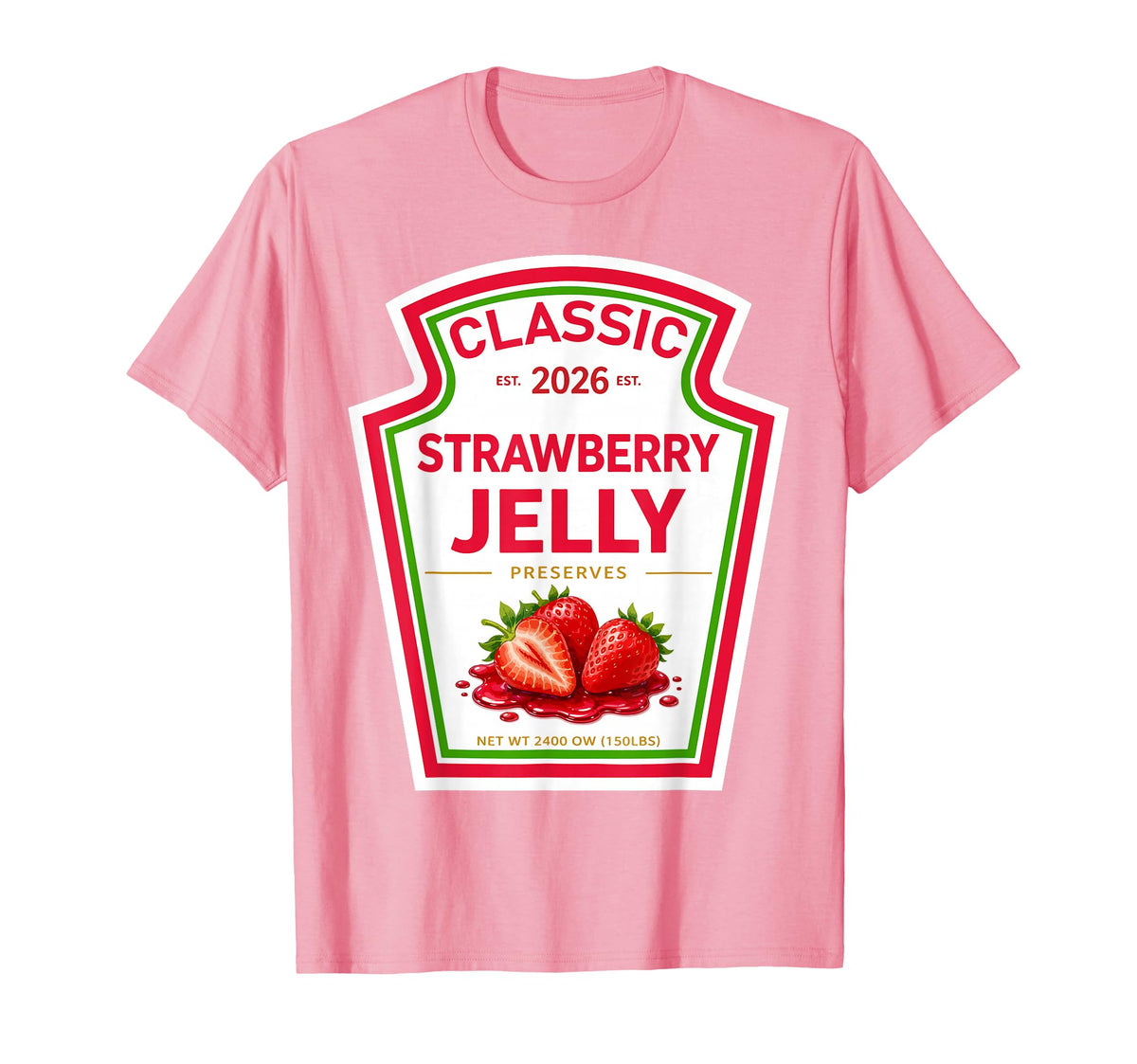 Strawberry Jelly Halloween Costume Group Condiments Unisex T-shirt, Sweatshirt, Hoodie (1)