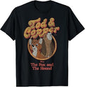 Fox Hound Distressed Tod Copper Unisex T-shirt, Sweatshirt, Hoodie (1)