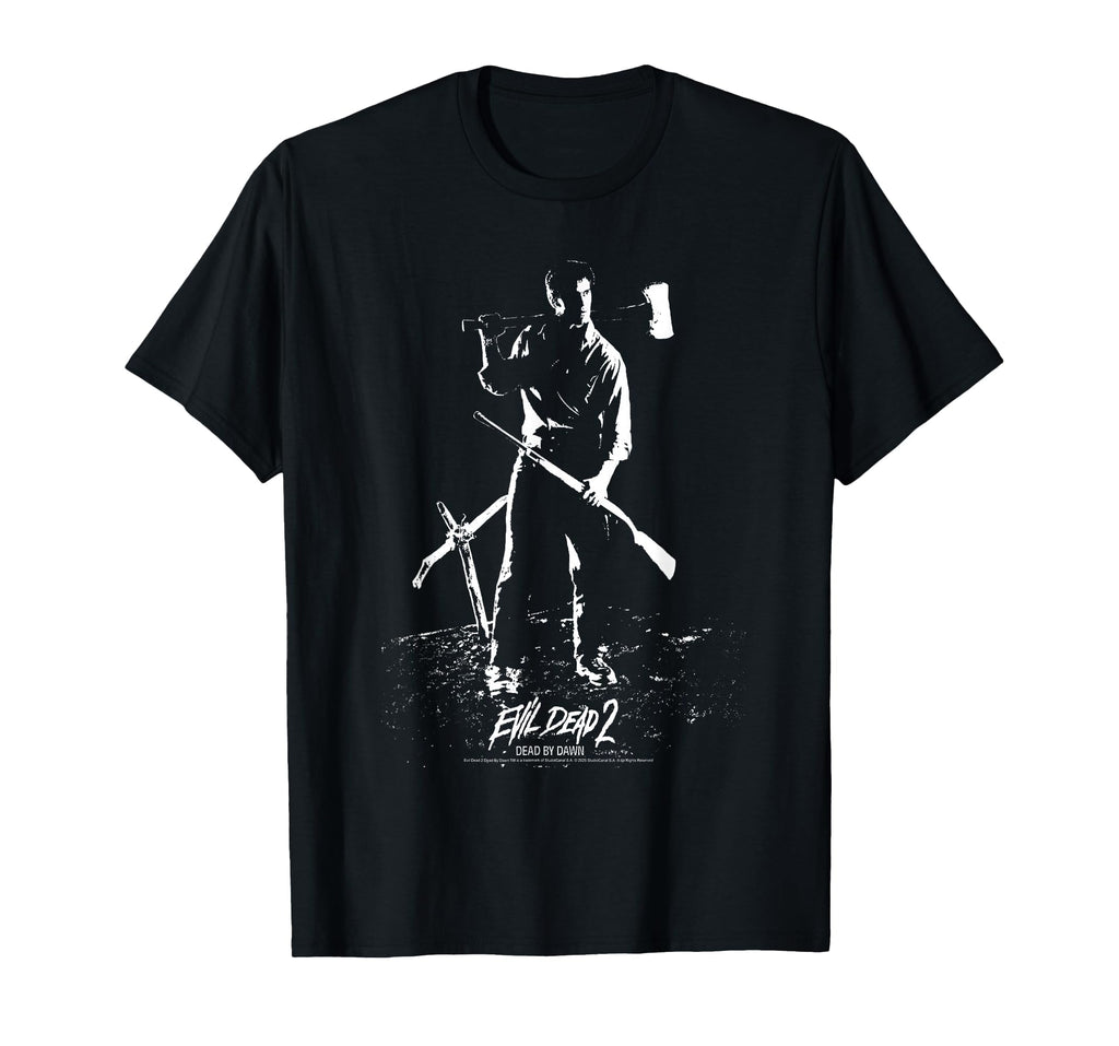 Evil Dead Ash Silhouette Weapons Horror Movie Unisex T-shirt, Sweatshirt, Hoodie (1)