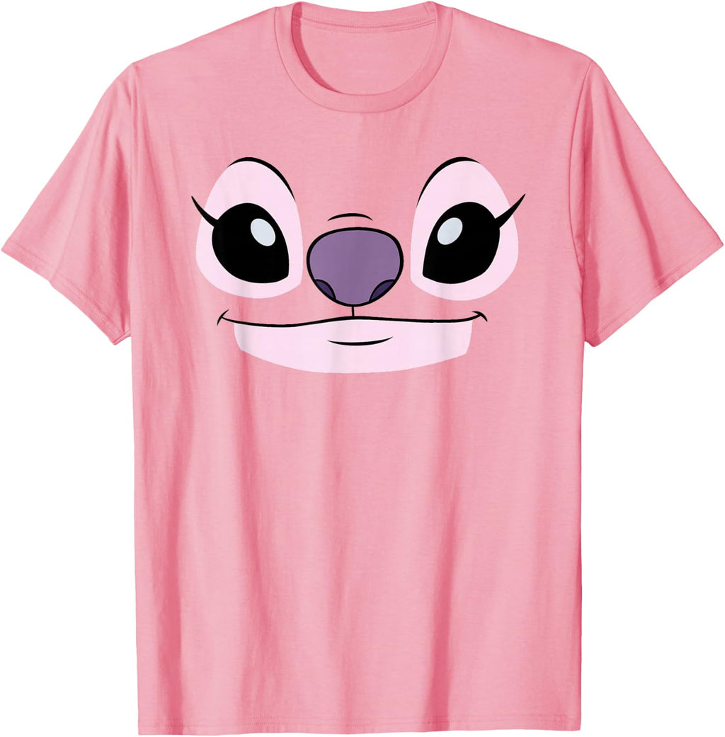 Lilo Stitch Angel Large Face Center Chest Unisex T-shirt, Sweatshirt, Hoodie (1)