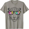 Cartoon Jaguar Mascot Retro Animal Unisex T-shirt, Sweatshirt, Hoodie (1)