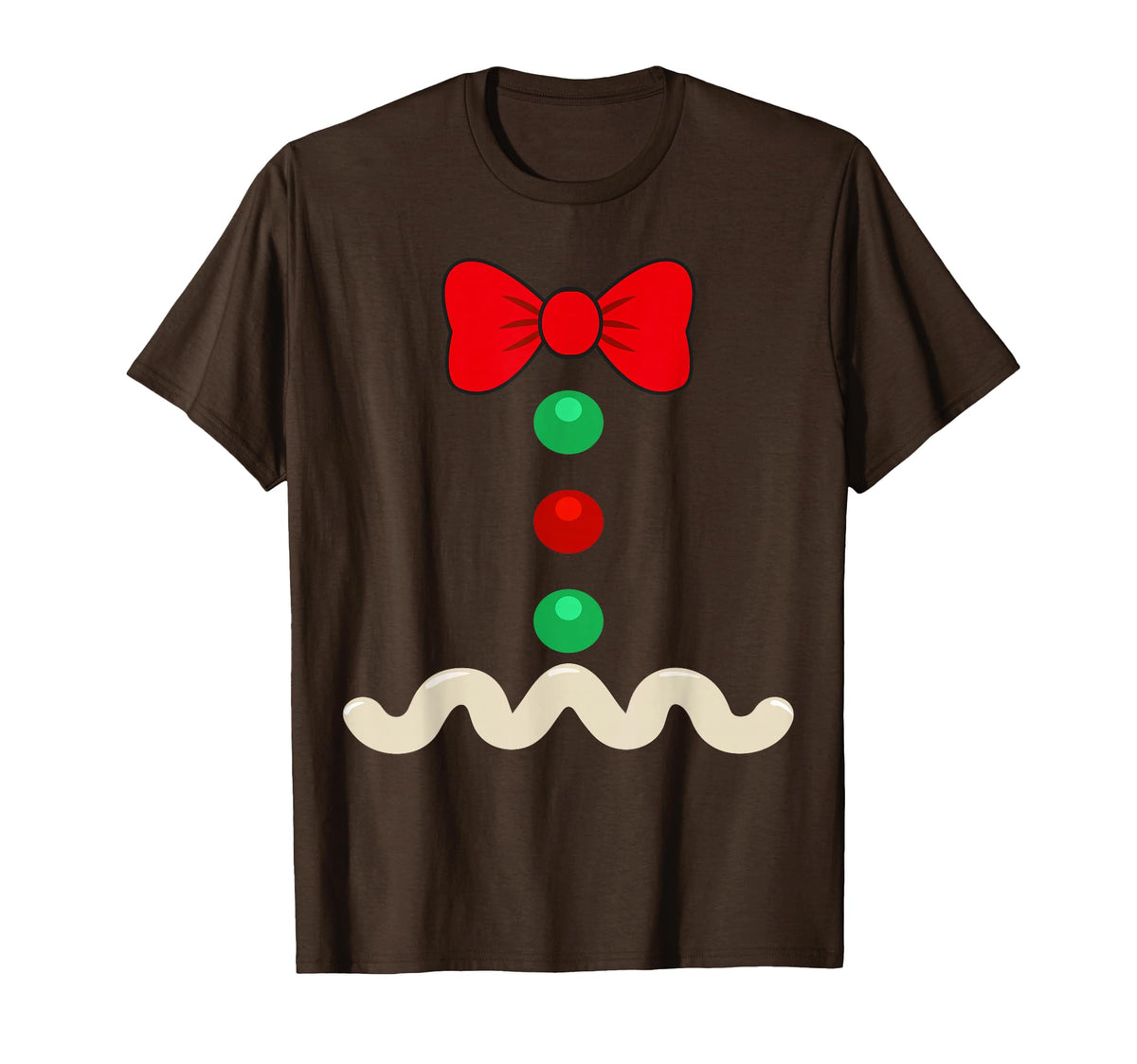 Gingerbread Man Costume Halloween Christmas Unisex T-shirt, Sweatshirt, Hoodie (1)