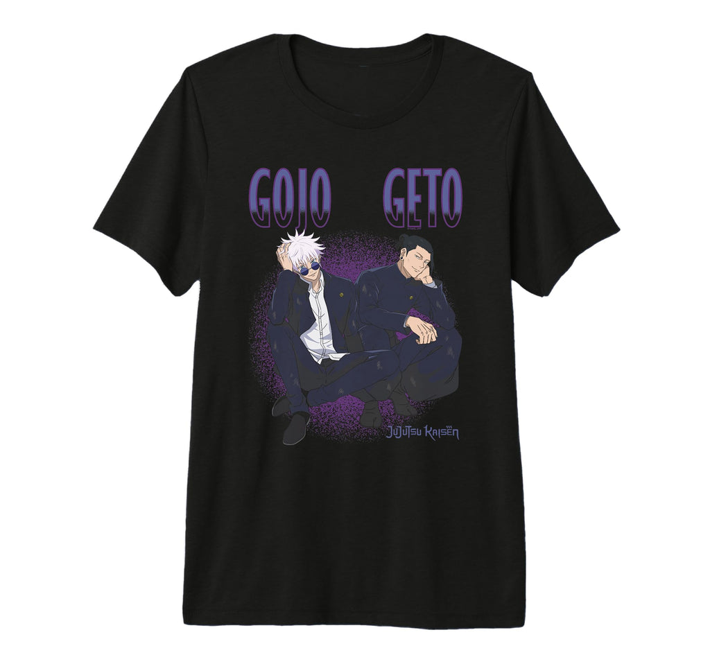 Jjk Gojo Geto Purple Logo Portrait Anime Tri-Blend Unisex T-shirt, Sweatshirt, Hoodie (1)