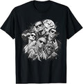 Vintage 90s Halloween Frankenstein Monsters Selfie Unisex T-shirt, Sweatshirt, Hoodie (1)