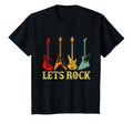 Vintage Retro Lets Rock Rock Roll Guitar Unisex T-shirt, Sweatshirt, Hoodie (1)