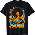 70s Retro Pop Art Afro Woman Soul Unisex T-shirt, Sweatshirt, Hoodie (1)