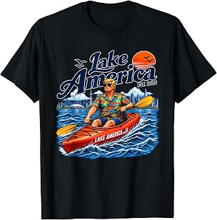 Lake America Est 2026 Vintage Trump Patriotic Usa Unisex T-shirt, Sweatshirt, Hoodie (1)