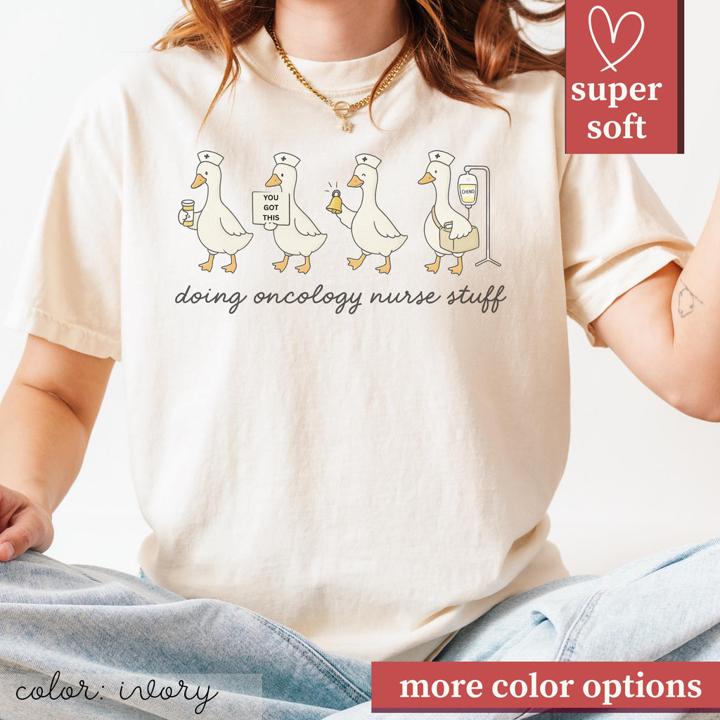 Oncology Nurse Oncology Nurse Comfort Colors Oncology Appreciation Week Chemo Nurse Life Tee (3)
