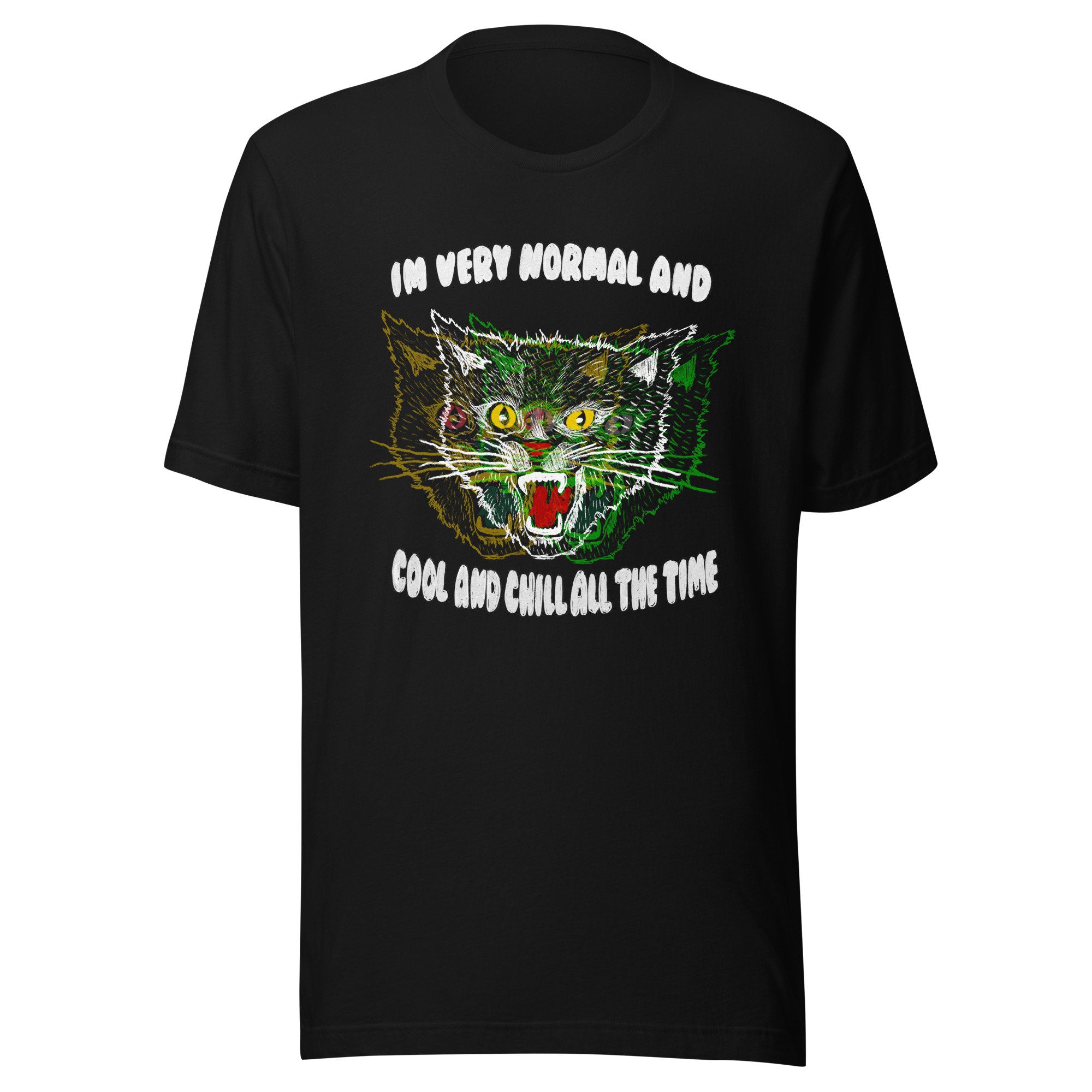 Cat Very Normal Ordinary Unisex T-shirt, Sweatshirt, Hoodie (1)
