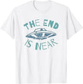 End Near Ufo Alien Invasion Sci-Fi Unisex T-shirt, Sweatshirt, Hoodie (1)