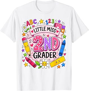 Little Miss 2nd Grade First Day Second Grade Unisex T-shirt, Sweatshirt, Hoodie (1)