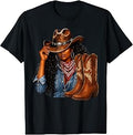 Melanin Cowgirl Afro Western Boots Rodeo Unisex T-shirt, Sweatshirt, Hoodie (1)