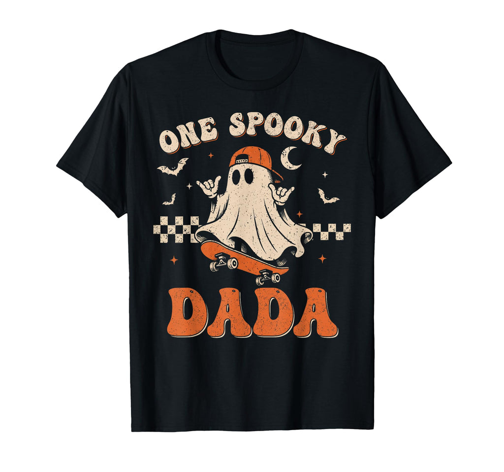 Spooky Dada Boo Ghost First Halloween Birthday Boy Unisex T-shirt, Sweatshirt, Hoodie (1)