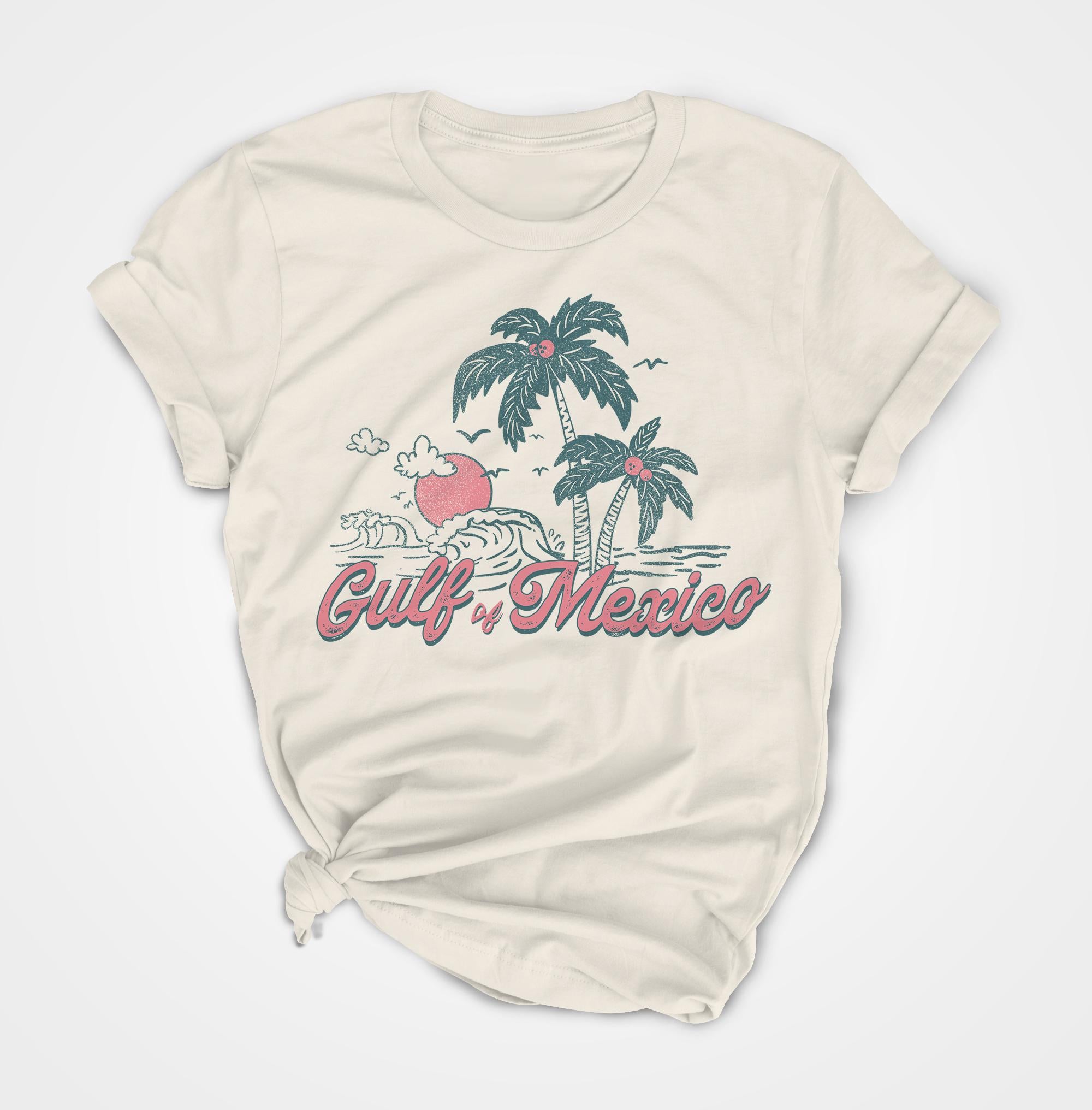 Gulf Mexico Retro Ringspun Tee Unisex T-shirt, Sweatshirt, Hoodie (2)