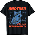 Raccoon Math Teacher Another Wild Day Teaching Math Unisex T-shirt, Sweatshirt, Hoodie (1)