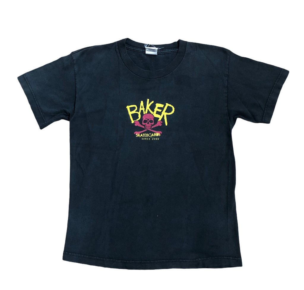Vintage Baker Skateboards Skull Bones 2000 Skate Surf Unisex T-shirt, Sweatshirt, Hoodie (1)