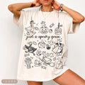 Spooky Goose Halloween Doodles Ghost Fall Autumn Retro Spooky Season Witchy Tops (1)