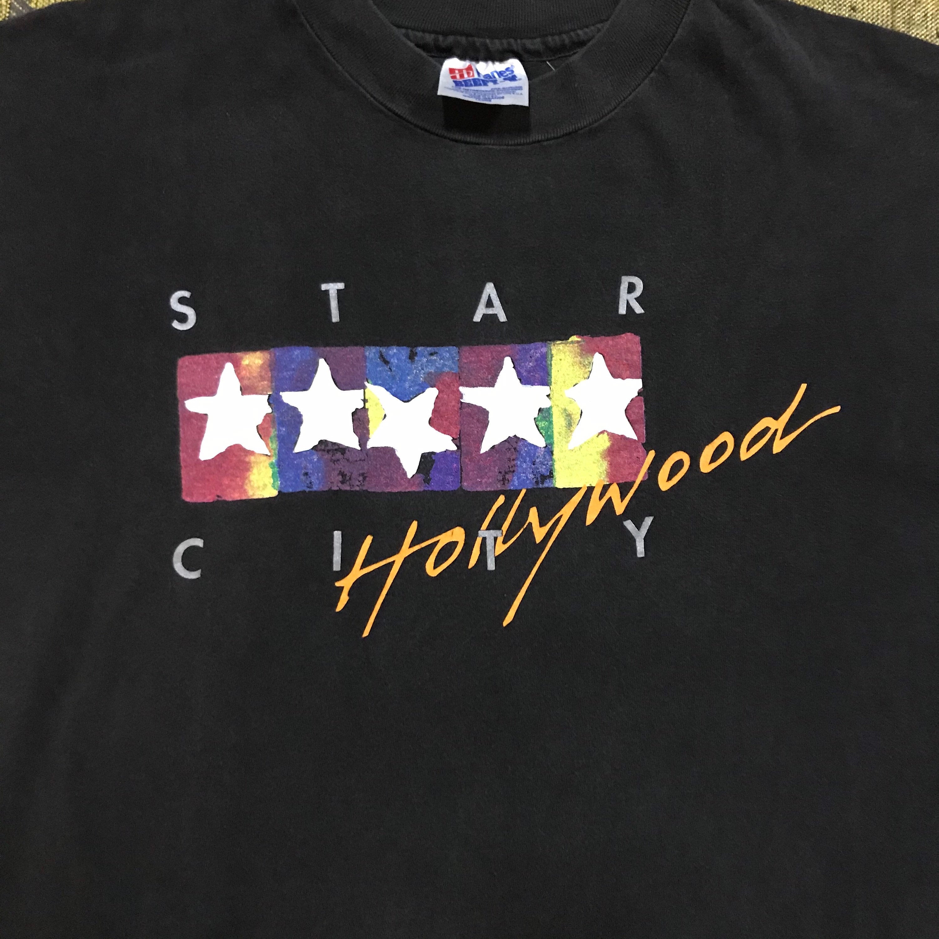 Vintage 90s Star City Hollywood Size Unisex T-shirt, Sweatshirt, Hoodie (4)