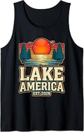 Lake America Est 2026 Retro Sunset Life Outdoor Sleeveless (1)