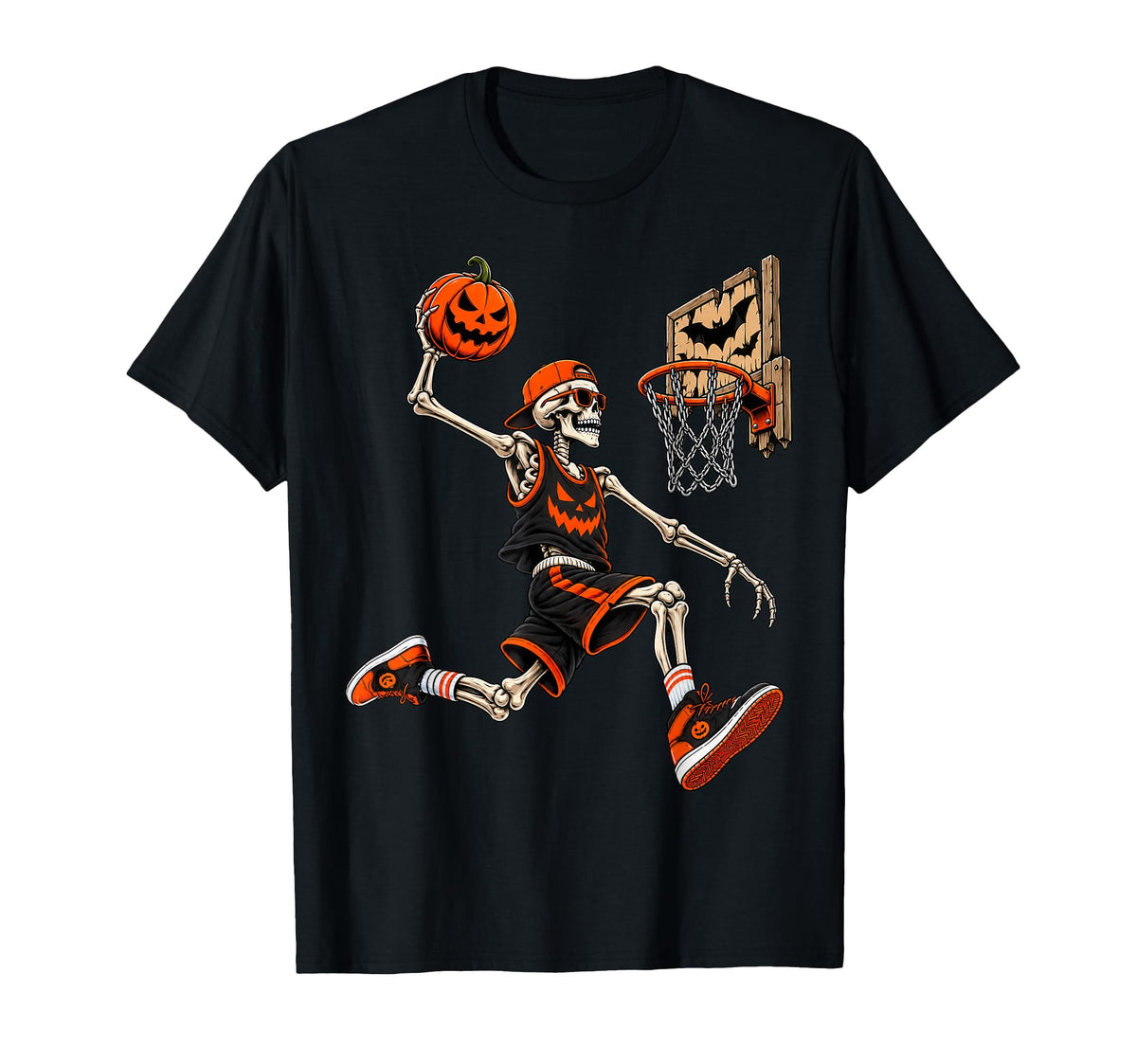 Skeleton Basketball Player Halloween Unisex T-shirt, Sweatshirt, Hoodie (1)
