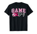 Sport Game Day Pink Gingham Volleyball Breast Cancer Unisex T-shirt, Sweatshirt, Hoodie (1)