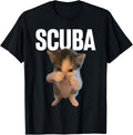 Cat Scuba Dancing Cat Meme Humor Unisex T-shirt, Sweatshirt, Hoodie (1)