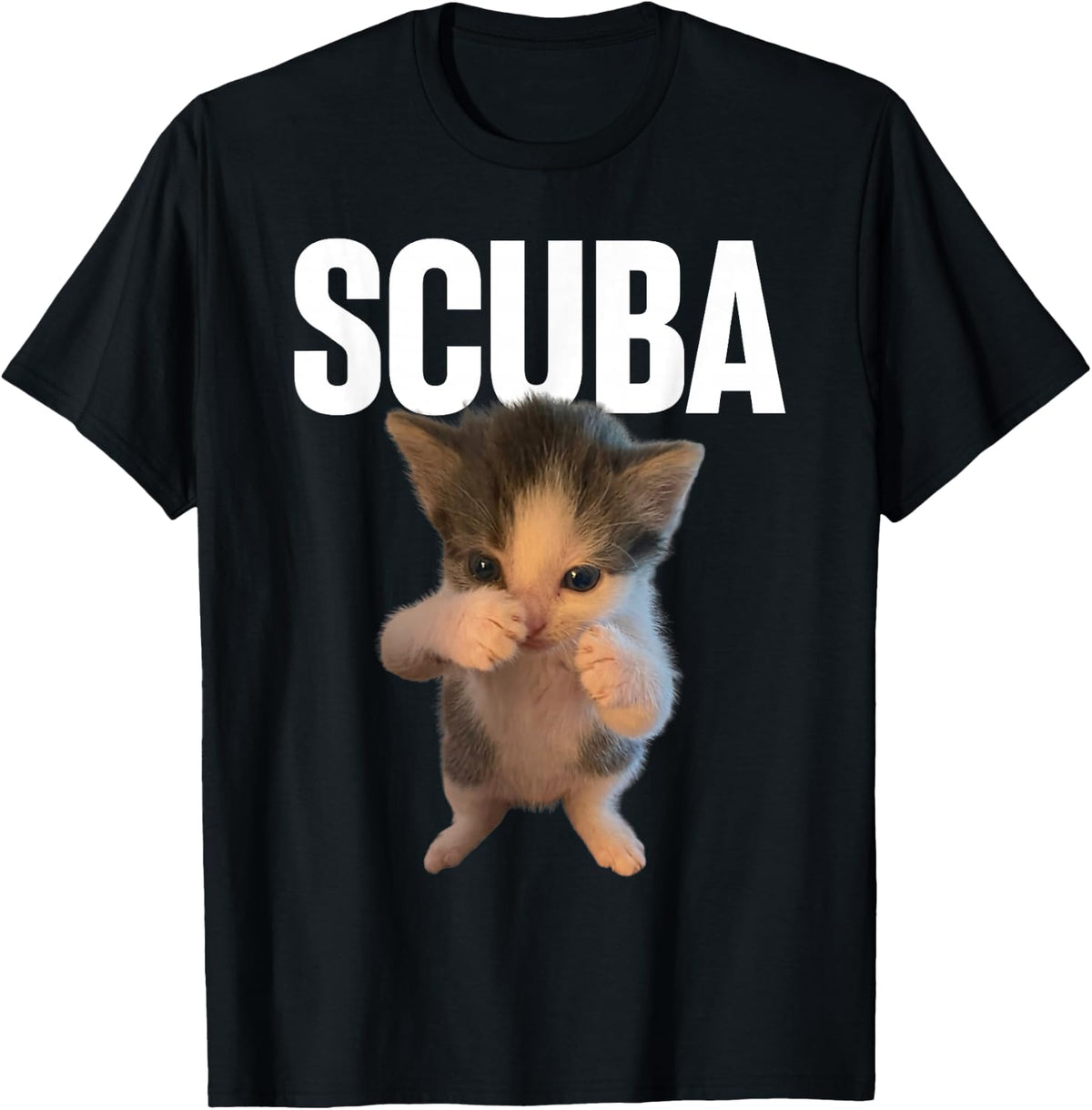 Cat Scuba Dancing Cat Meme Humor Unisex T-shirt, Sweatshirt, Hoodie (1)