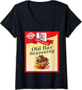 Old Bay Seasoning Spice Group Condiment Family Costume V-Neck (1)