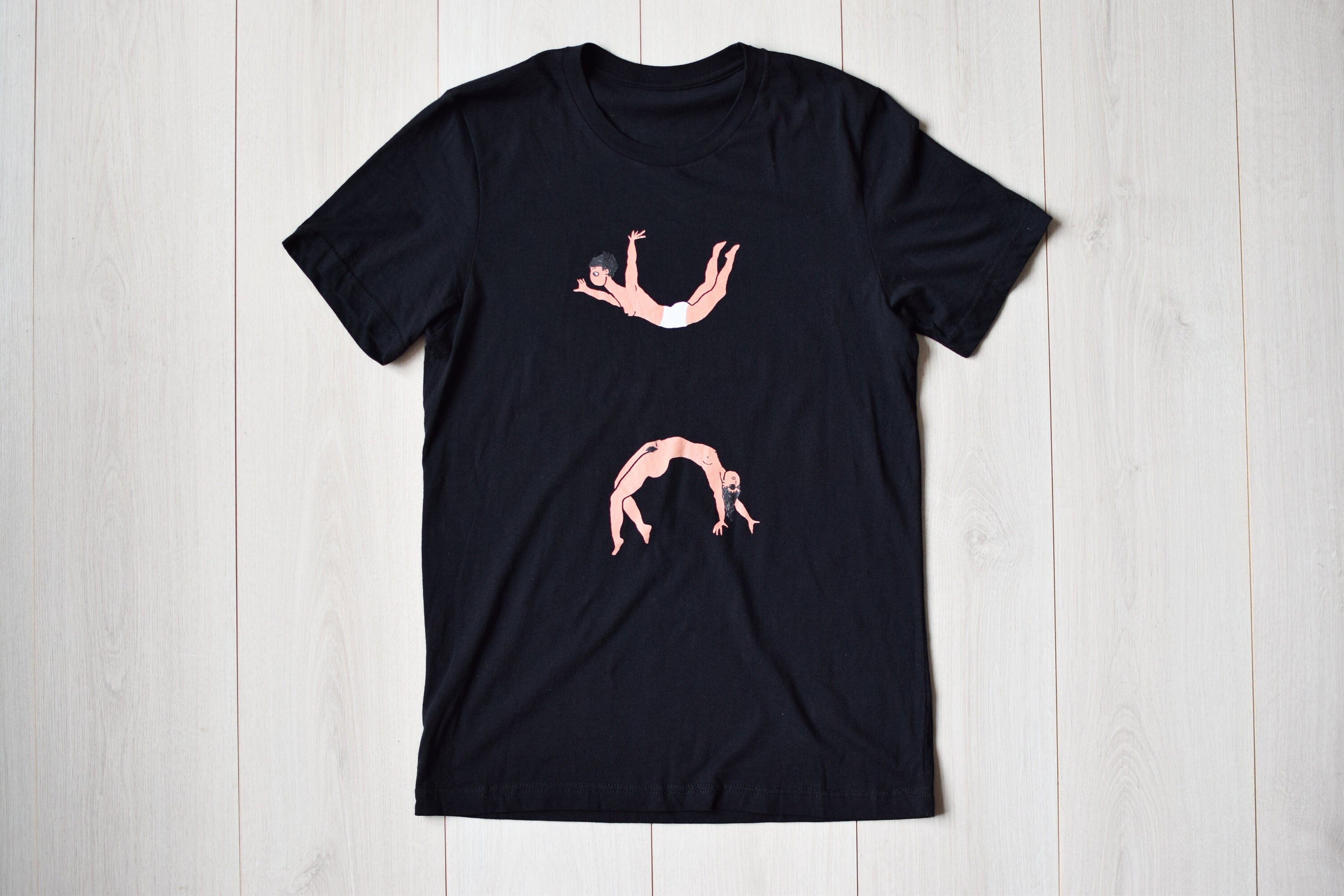 Retro Feminist Black Printed Tee Naked Medium Size Unisex T-shirt, Sweatshirt, Hoodie (1)