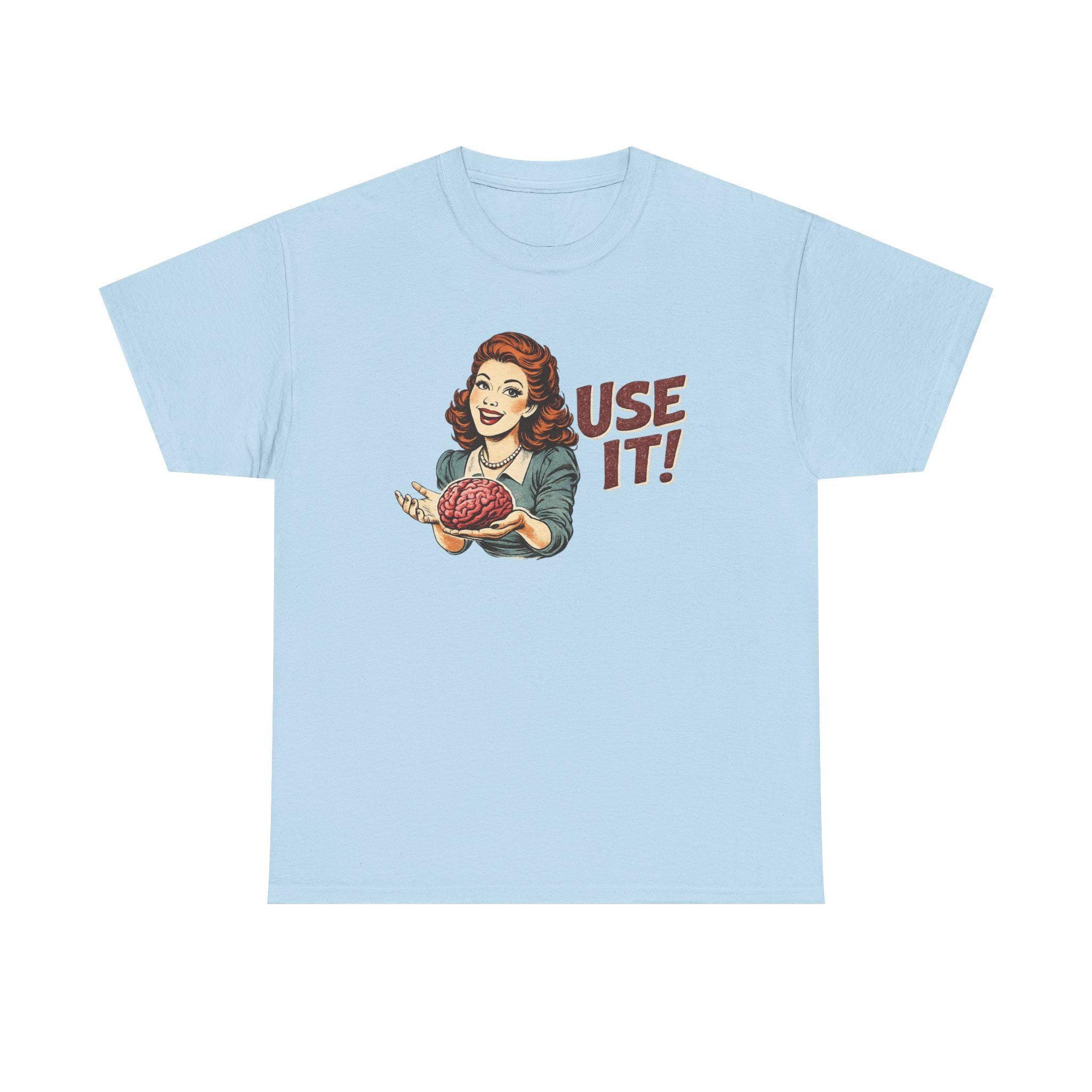 Use Retro Brain Vintage Feminist Unisex T-shirt, Sweatshirt, Hoodie (4)