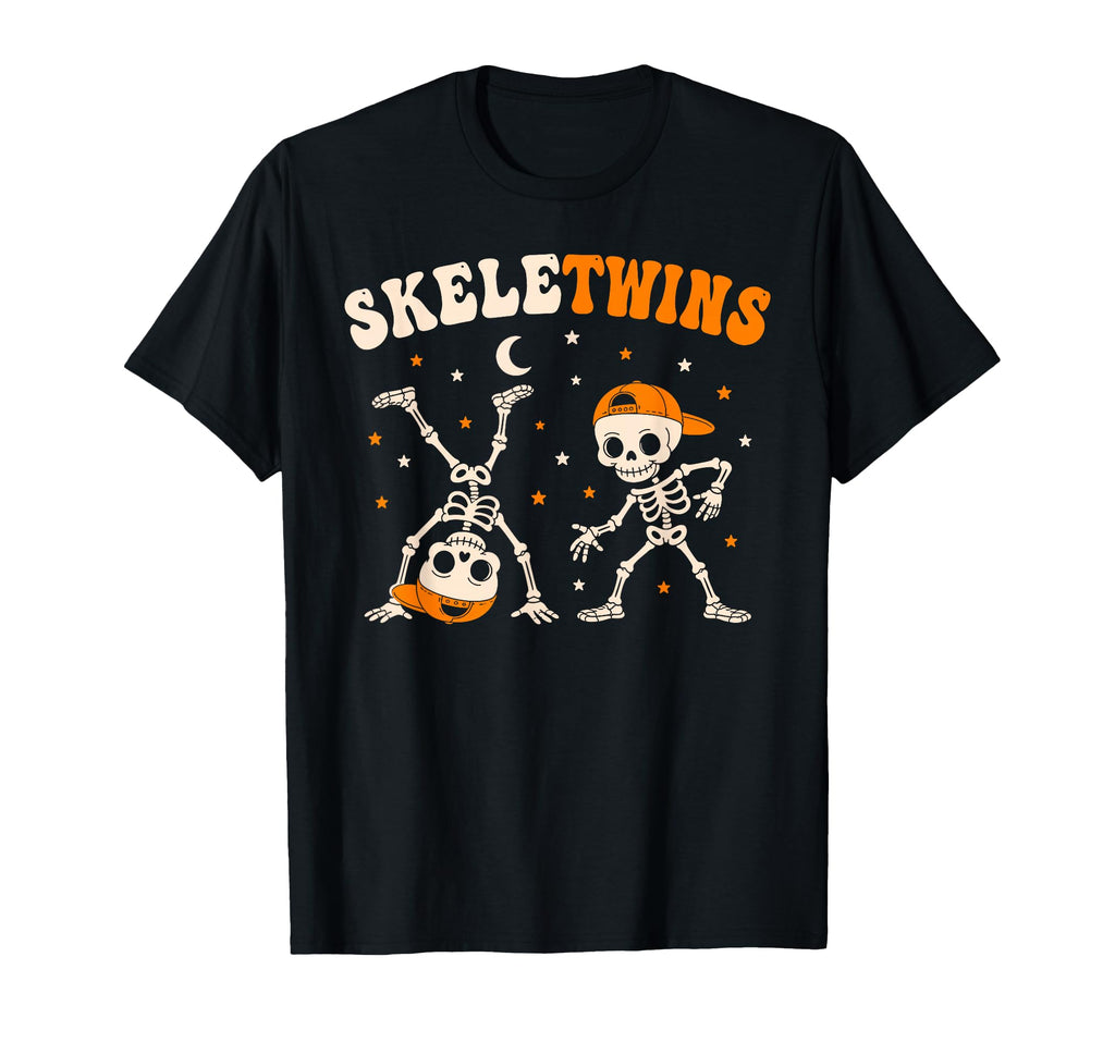 Twins Halloween Matching Skeletwins Dancing Skeletons Unisex T-shirt, Sweatshirt, Hoodie (1)