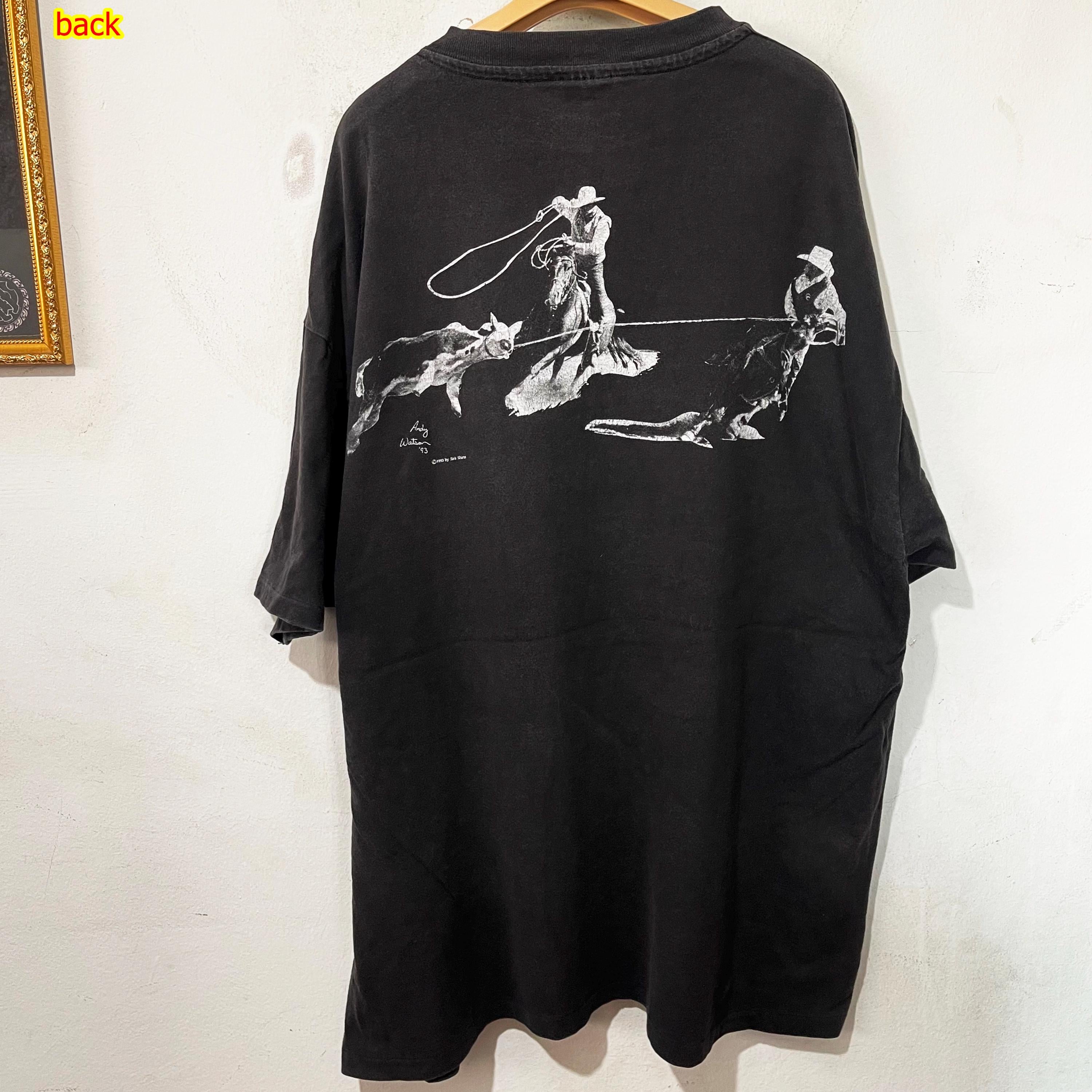 Vintage 90s Cowboy Roping Western Rodeo Size Xxl Unisex T-shirt, Sweatshirt, Hoodie (1)