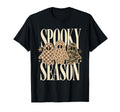 Spooky Season Ghost Leopard Camo Checkered Fall Unisex T-shirt, Sweatshirt, Hoodie (1)