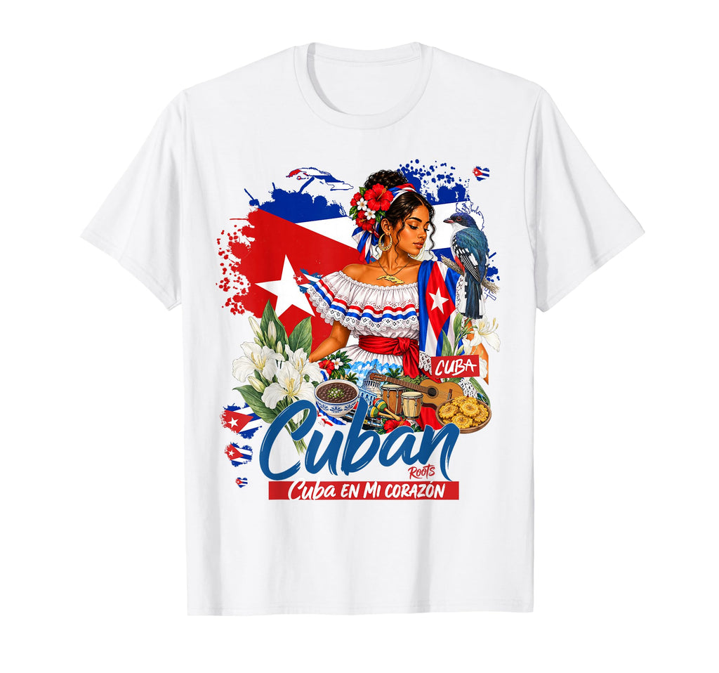 Cuba Themed Accessories Cuban Flag Cubana Unisex T-shirt, Sweatshirt, Hoodie (1)