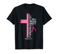 Things Through Christ Breast Cancer Awareness Unisex T-shirt, Sweatshirt, Hoodie (1)