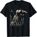 Boop Dog Skeleton Boop Halloween Night Dog Unisex T-shirt, Sweatshirt, Hoodie (1)