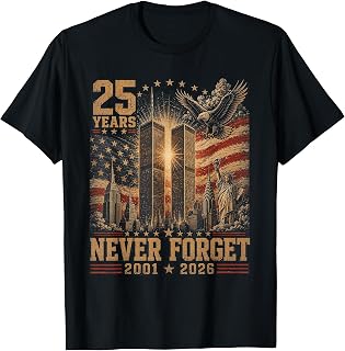 25th Anniversary September 11 2001 Memorial Day Usa Flag (1)