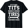 Tits Tires Make Squeal Mechanic Back Unisex T-shirt, Sweatshirt, Hoodie (1)