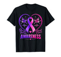 Domestic Violence Breast Cancer Awareness Pink Purple Unisex T-shirt, Sweatshirt, Hoodie (1)