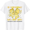 September Gold Bow Childhood Cancer Awareness Unisex T-shirt, Sweatshirt, Hoodie (1)