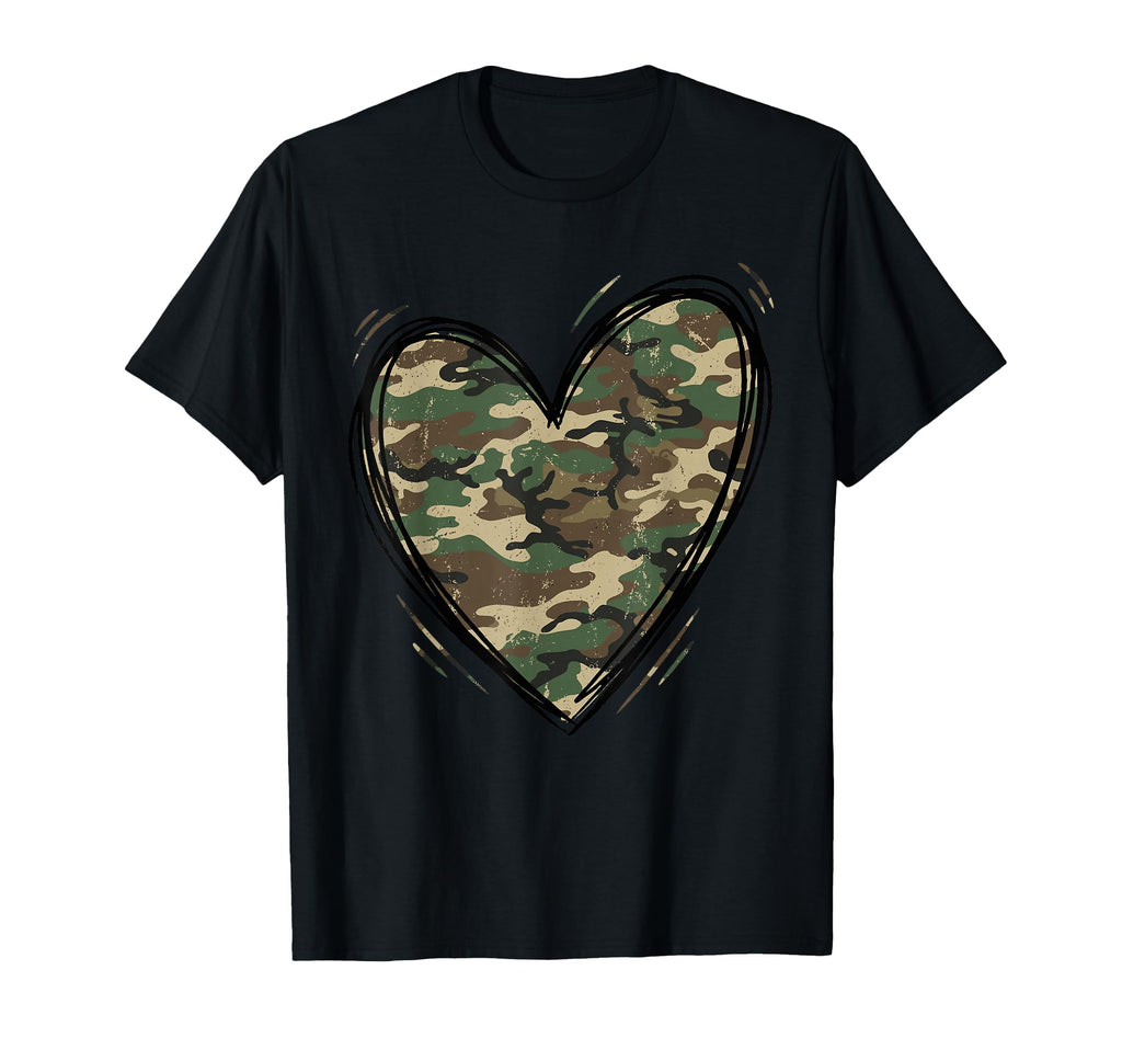 Camo Heart Valentines Day Military Country Love Unisex T-shirt, Sweatshirt, Hoodie (1)