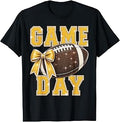 Game Day Football Season Football Mom Gold Cheer Unisex T-shirt, Sweatshirt, Hoodie (1)