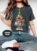 Golden Christmas Tree Comfort Colors Holiday Tee Unisex T-shirt, Sweatshirt, Hoodie (1)