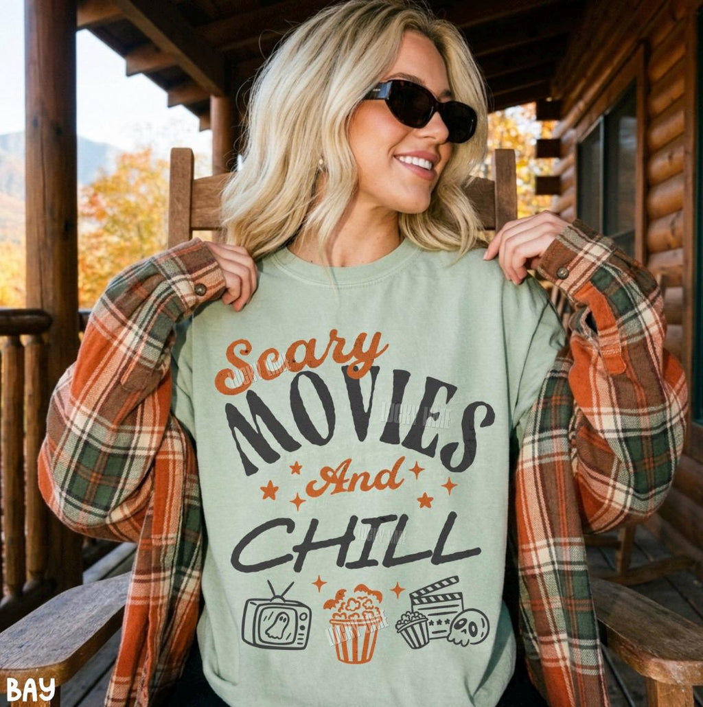 Scary Movies Chill Horror Movie Halloween Comfort Colors Halloween Halloween Lover (3)