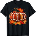 Fall Game Day Football Pumpkin Autumn Leaves Kid Unisex T-shirt, Sweatshirt, Hoodie (1)