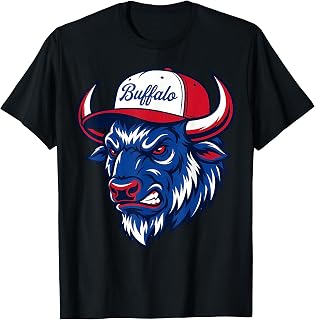 Buffalo Mascot Team Unisex T-shirt, Sweatshirt, Hoodie (1)