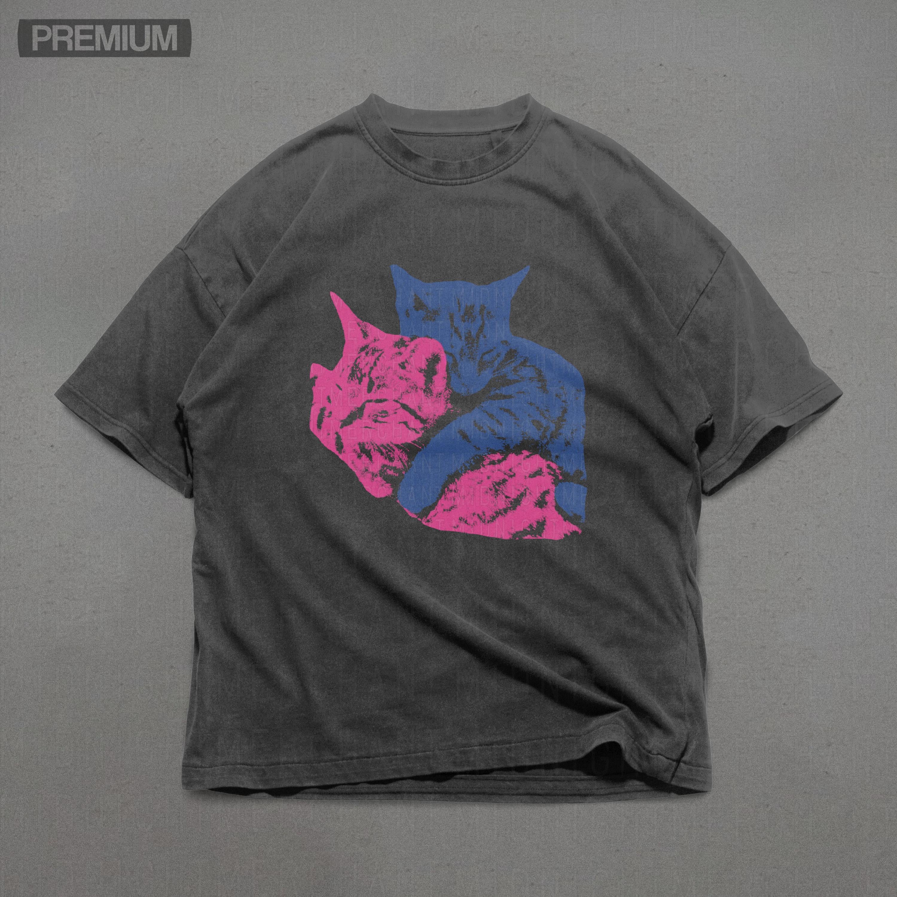 Tv Girl Ca Comfort Colors Really Cares Album Tee Indie Band Tee Cat Cat Lover (1)
